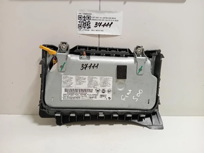 Air-bag Ginocchia DX 735452888 Fiat 500 II 2015