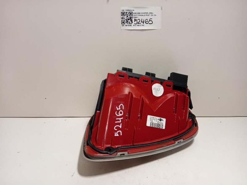 Fanale POST DX 7255909-04 Mini MINI Cooper R56 2007