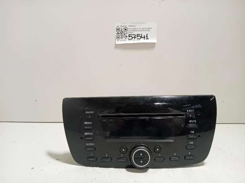 Unità Autoradio 28252891 Fiat Doblò III 2015