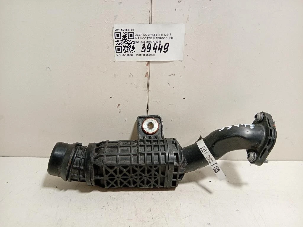 Manicotto Intercooler INF 52151769 Jeep Compass III 2017