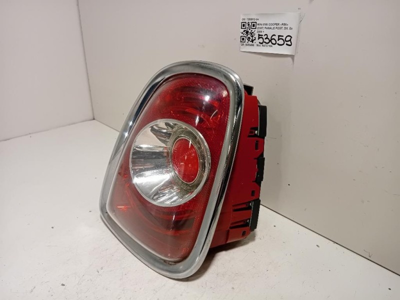 Fanale POST DX 7255912-04 Mini MINI Cooper R56 2007