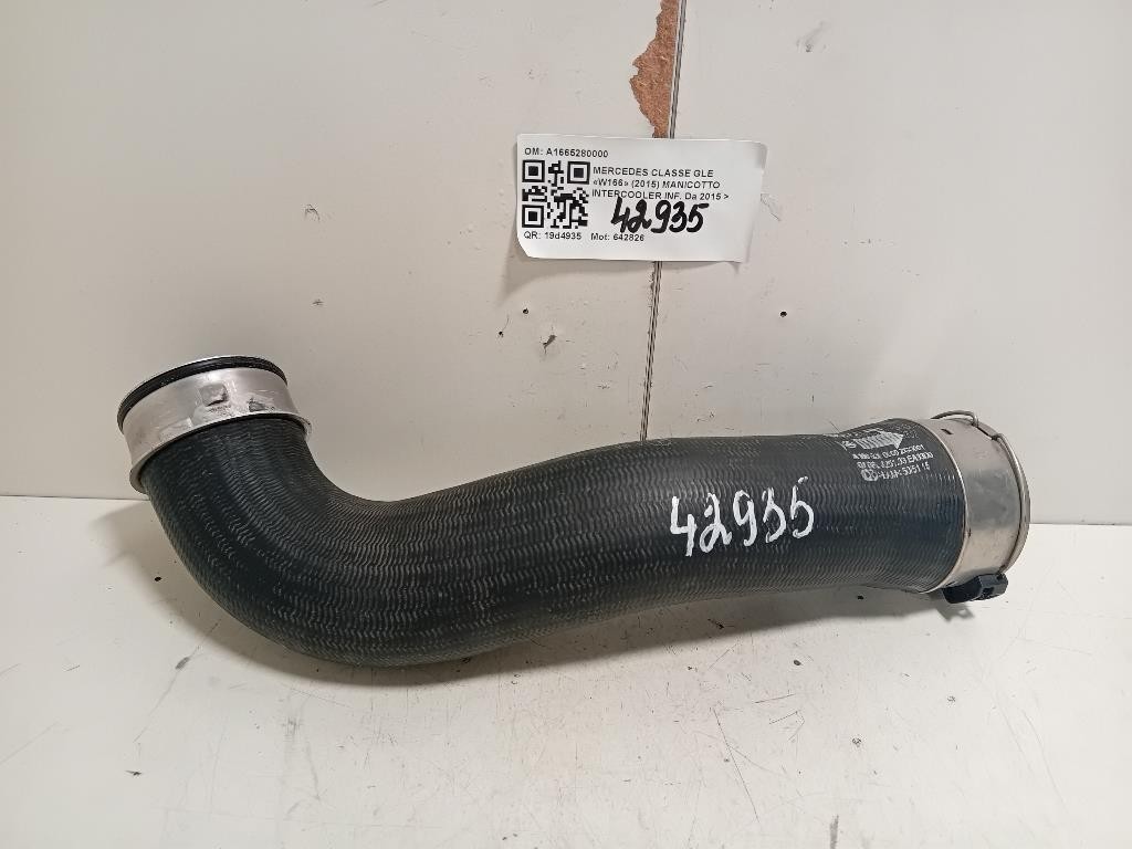 Manicotto Intercooler INF A1665280000 Mercedes Classe GLE W166 2015