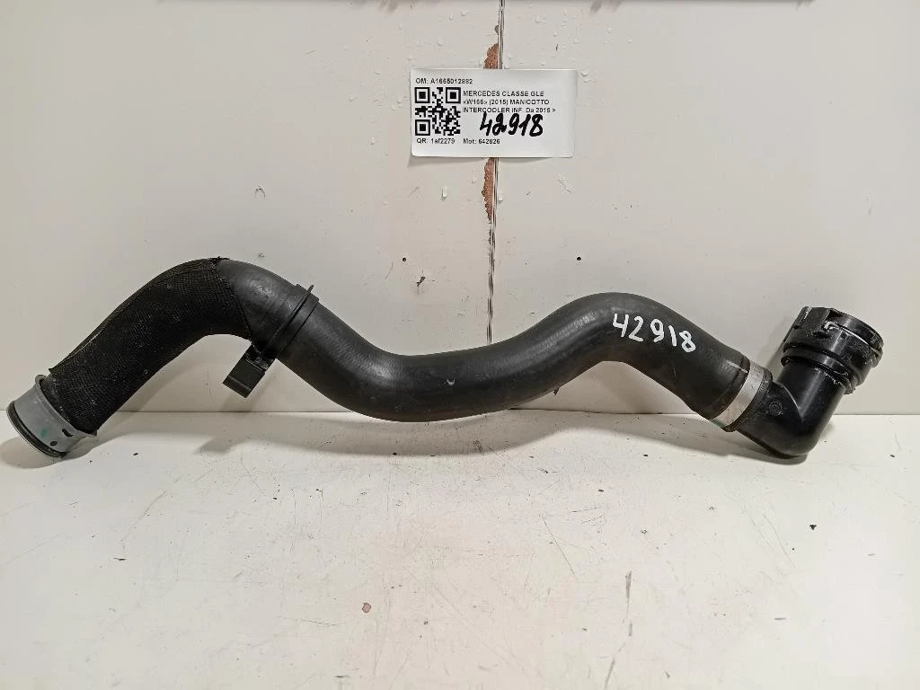 Manicotto Intercooler INF A1665012882 Mercedes Classe GLE W166 2015