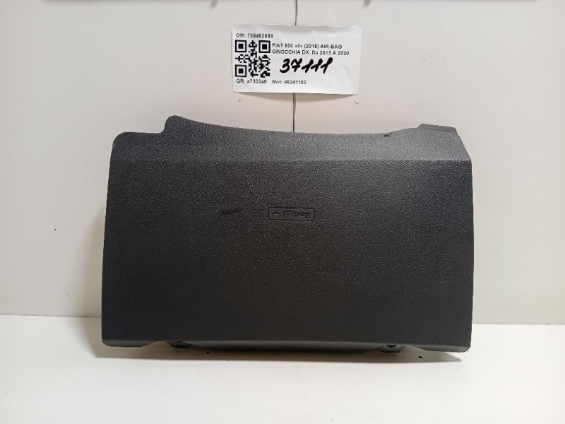 Air-bag Cuscino Sedile ANT SX 96853001 Opel Corsa E 2014