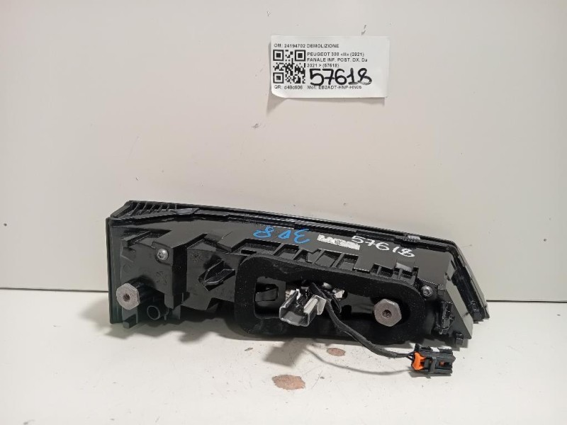 Fanale INF POST DX 24194702 Peugeot 308 III 2021