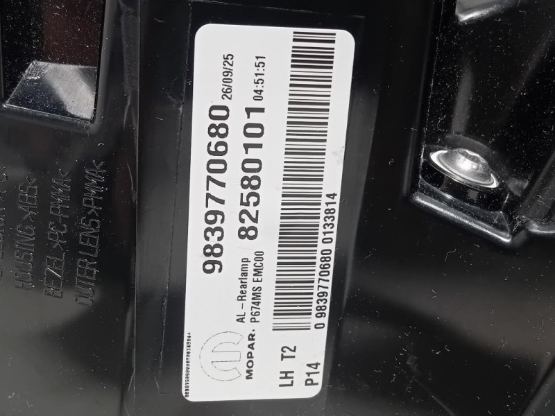 Fanale INF POST SX 9839770680 Peugeot 3008 III 2023