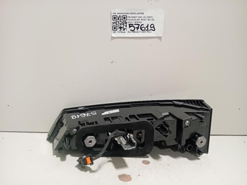 Fanale INF POST SX 9835300480 Peugeot 308 III 2021