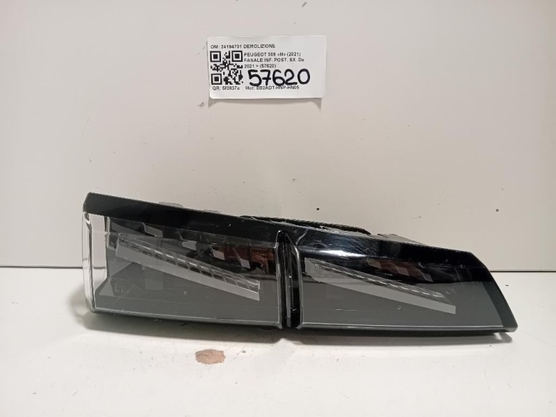 Fanale INF POST SX 24194701 Peugeot 308 III 2021