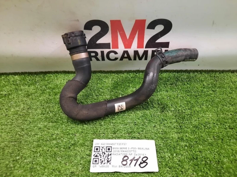 Manicotto Radiatore INF 64219364537 F20 F31 Bmw Serie 3 F30 Berlina 2015