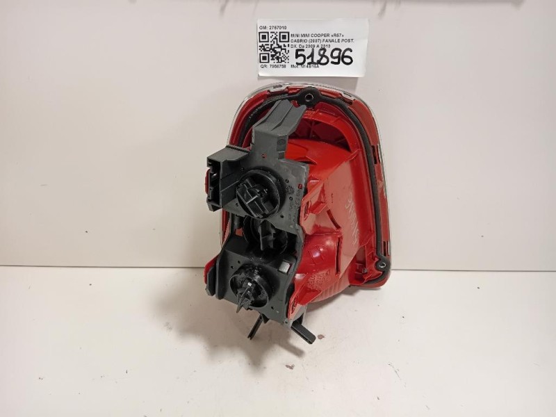 Fanale POST DX 2757010 Mini MINI Cooper R57 Cabrio 2007