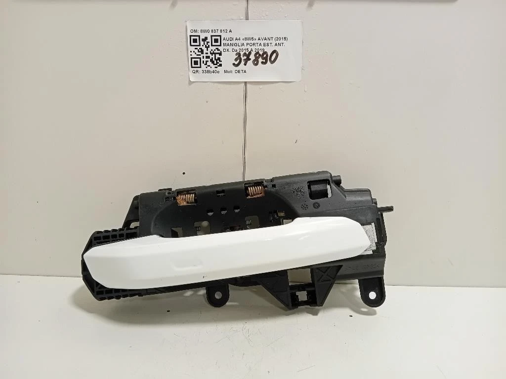 Maniglia Porta EST ANT DX 8W02837812A Audi A4 8W5 Avant 2015