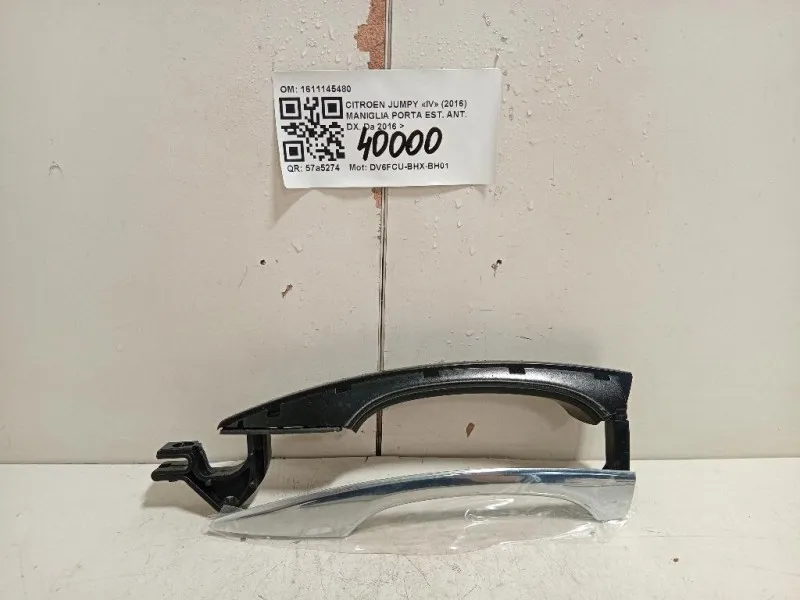 Maniglia Porta EST ANT DX 1611145480 Citroen Jumpy IV 2016