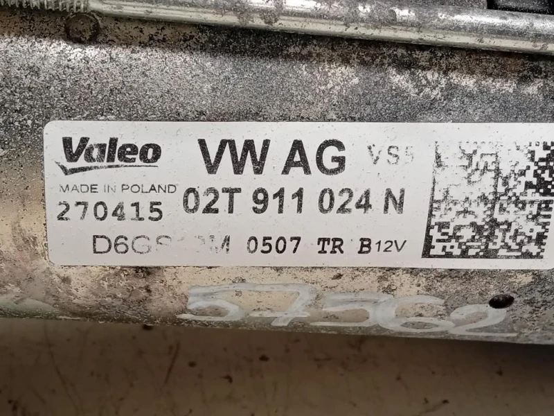 Motorino Avviamento 02T911024N Volkswagen GOLF VI 2009