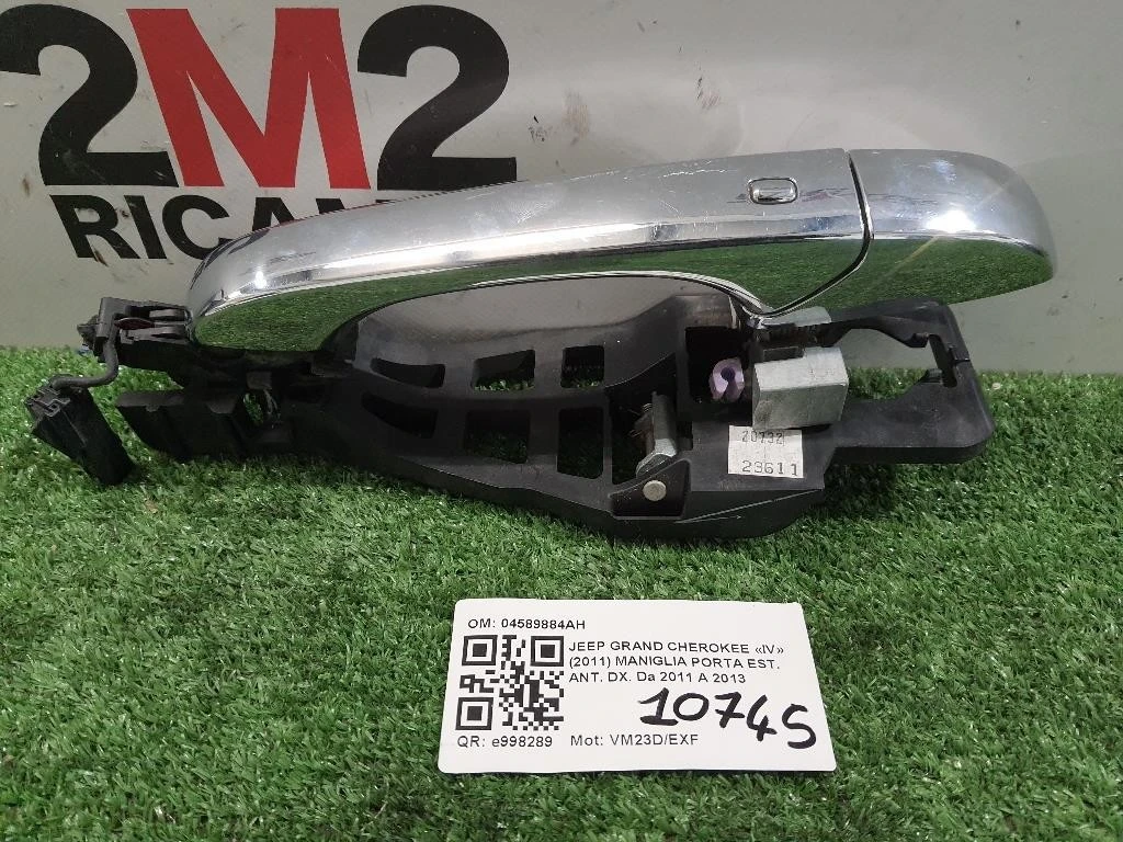 Maniglia Porta EST ANT DX 04589884AH Jeep Grand Cherokee IV 2011