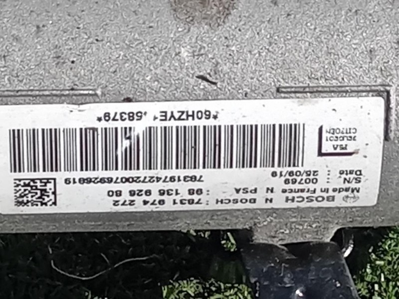 Scatola Sterzo Cservosterzo 7831974272 Opel Vivaro C 2019