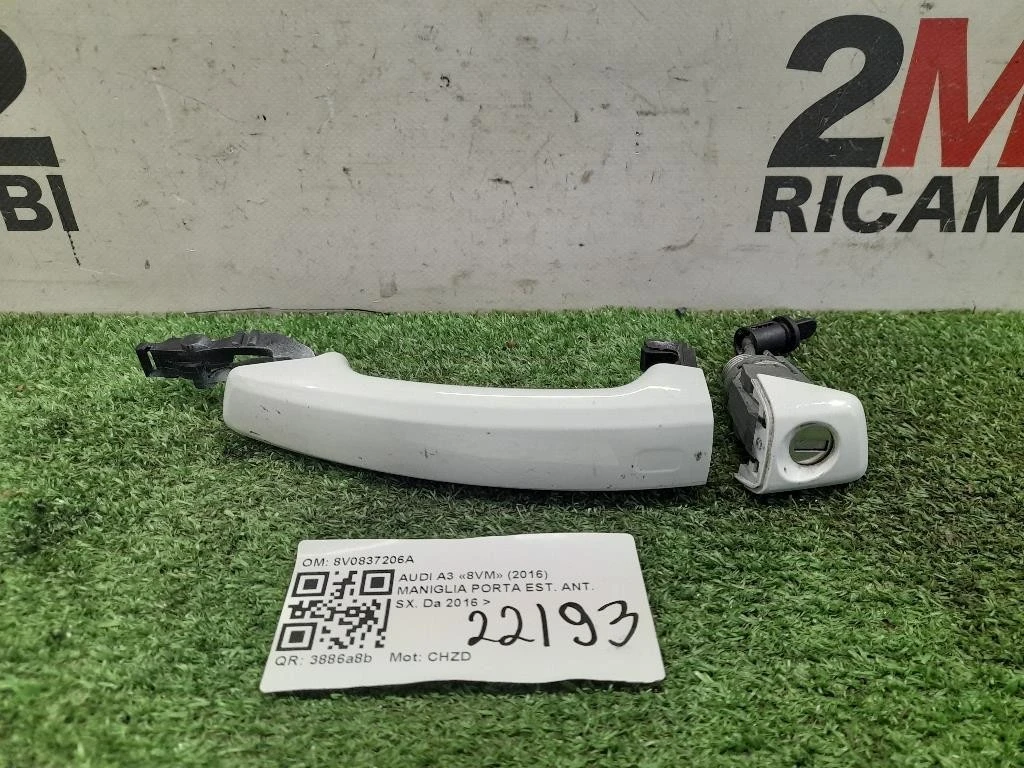 Maniglia Porta EST ANT SX 8V0837206A Audi A3 8VM 2016
