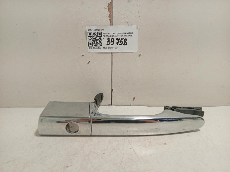 Maniglia Porta EST ANT SX 1401128277 Peugeot 807 2003