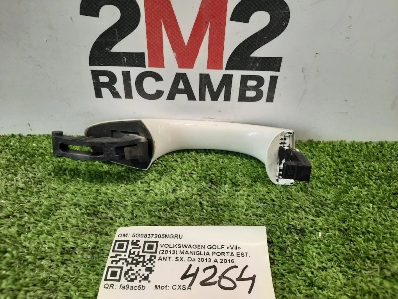 Maniglia Porta EST ANT SX 5G0837205NGRU Volkswagen GOLF VII 2013