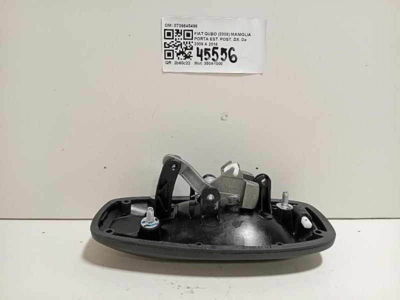 Maniglia Porta EST POST DX 0735545496 Fiat QUBO 2008