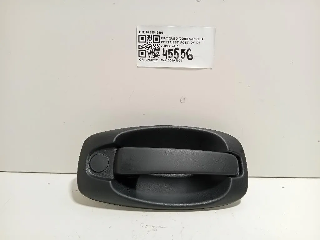 Maniglia Porta EST POST DX 0735545496 Fiat QUBO 2008