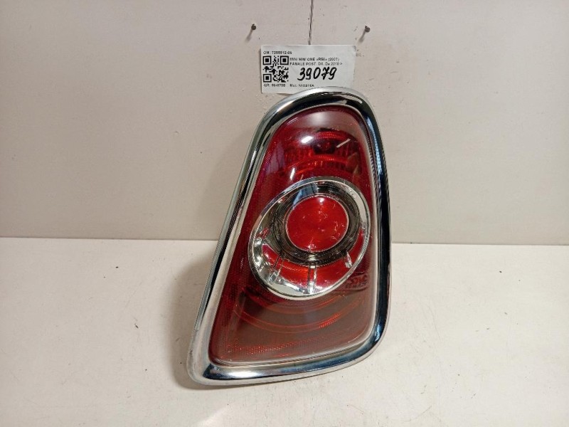 Fanale POST DX 7255912-05 Mini MINI ONE R56 2007