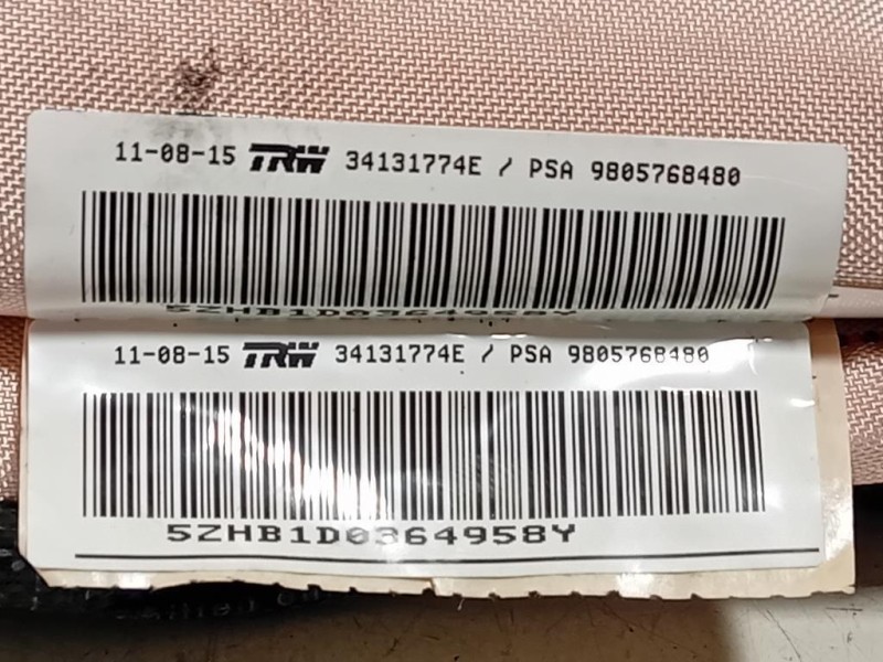 Air-bag A Tendina SX 9805768480 Peugeot 308 II SW 2014