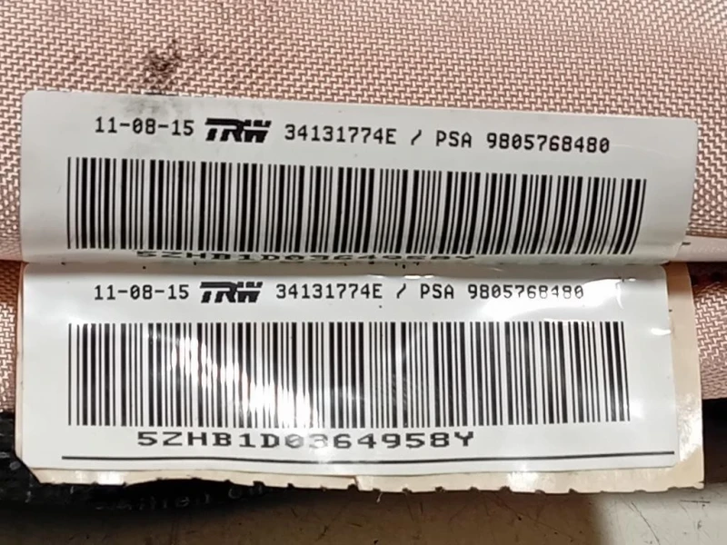 Air-bag A Tendina SX 9805768480 Peugeot 308 II SW 2014