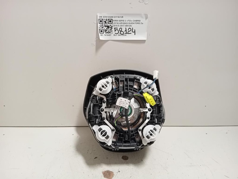 Air-bag Guidatore 679133208 Bmw Serie 2 F23 Cabrio 2014