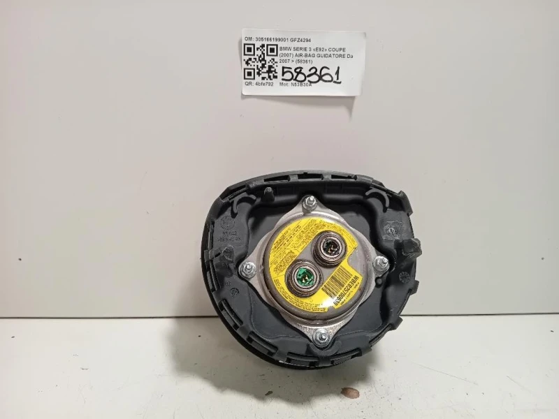 Air-bag Guidatore 305166199001 Bmw Serie 3 E92 Coupe 2007