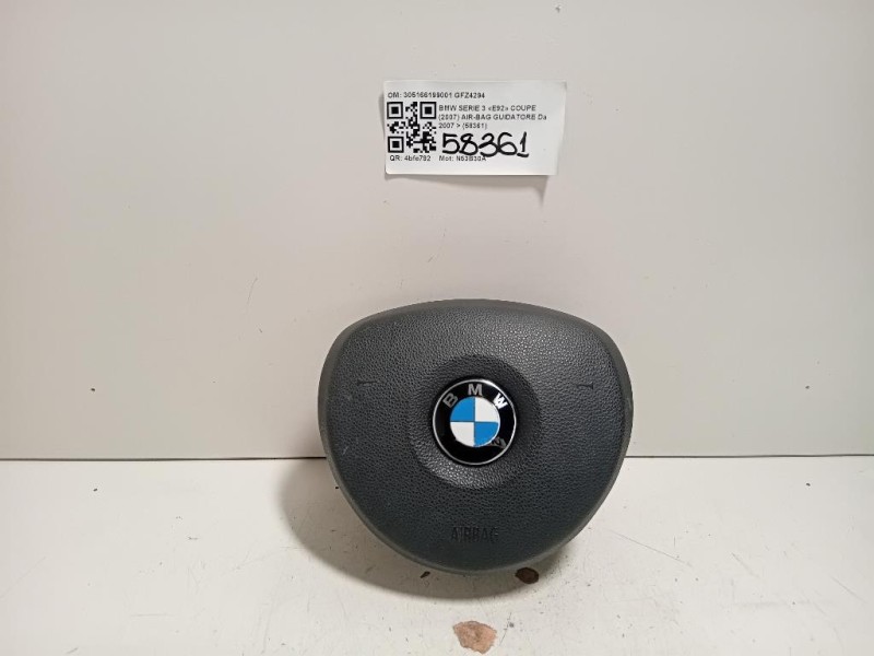 Air-bag Guidatore 305166199001 Bmw Serie 3 E92 Coupe 2007