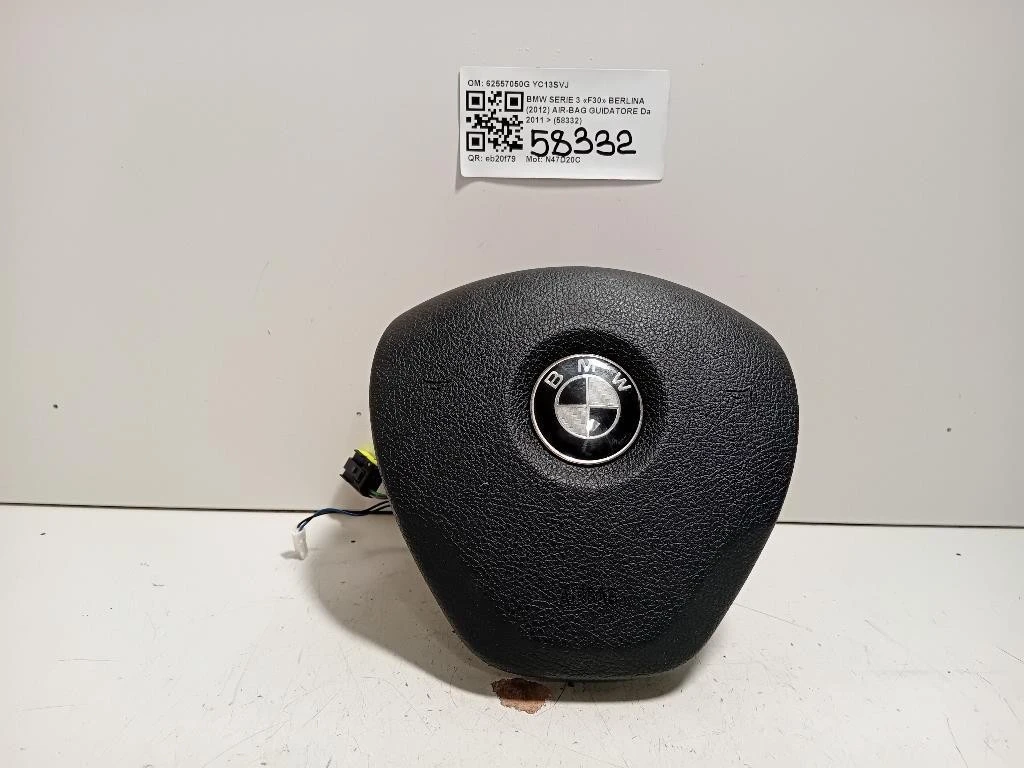 Air-bag Guidatore 62557050G Bmw Serie 3 F30 Berlina 2012