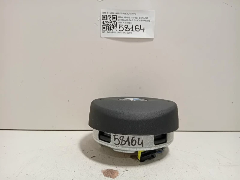 Air-bag Guidatore 313886391N77-AB Bmw Serie 3 F30 Berlina 2012