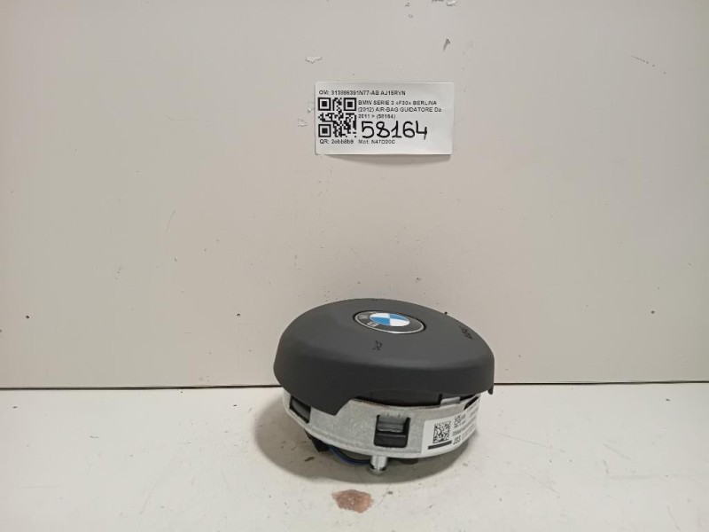 Air-bag Guidatore 313886391N77-AB Bmw Serie 3 F30 Berlina 2012