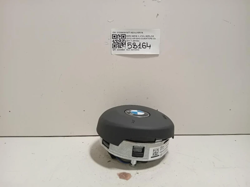 Air-bag Guidatore 313886391N77-AB Bmw Serie 3 F30 Berlina 2012