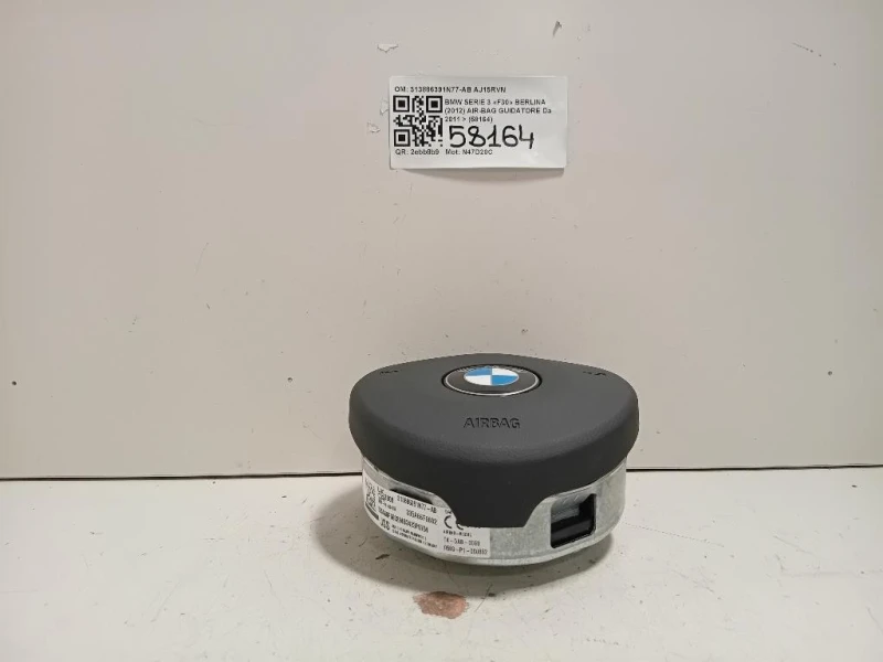 Air-bag Guidatore 313886391N77-AB Bmw Serie 3 F30 Berlina 2012