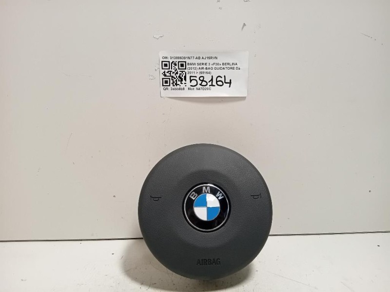 Air-bag Guidatore 313886391N77-AB Bmw Serie 3 F30 Berlina 2012