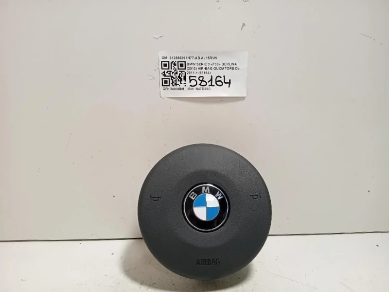 Air-bag Guidatore 313886391N77-AB Bmw Serie 3 F30 Berlina 2012