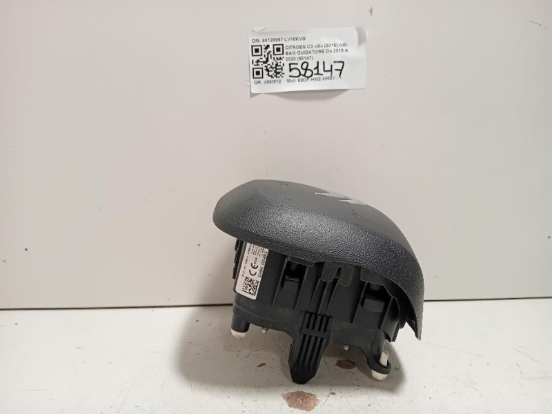 Air-bag Guidatore 98128997ZD Citroen C3 III 2016
