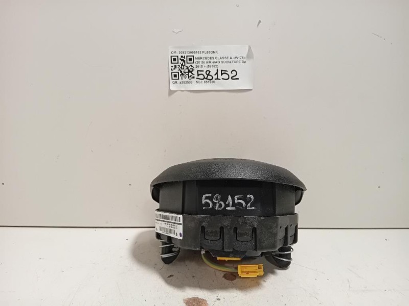 Air-bag Guidatore 309213095162 Mercedes Classe A W176 2015