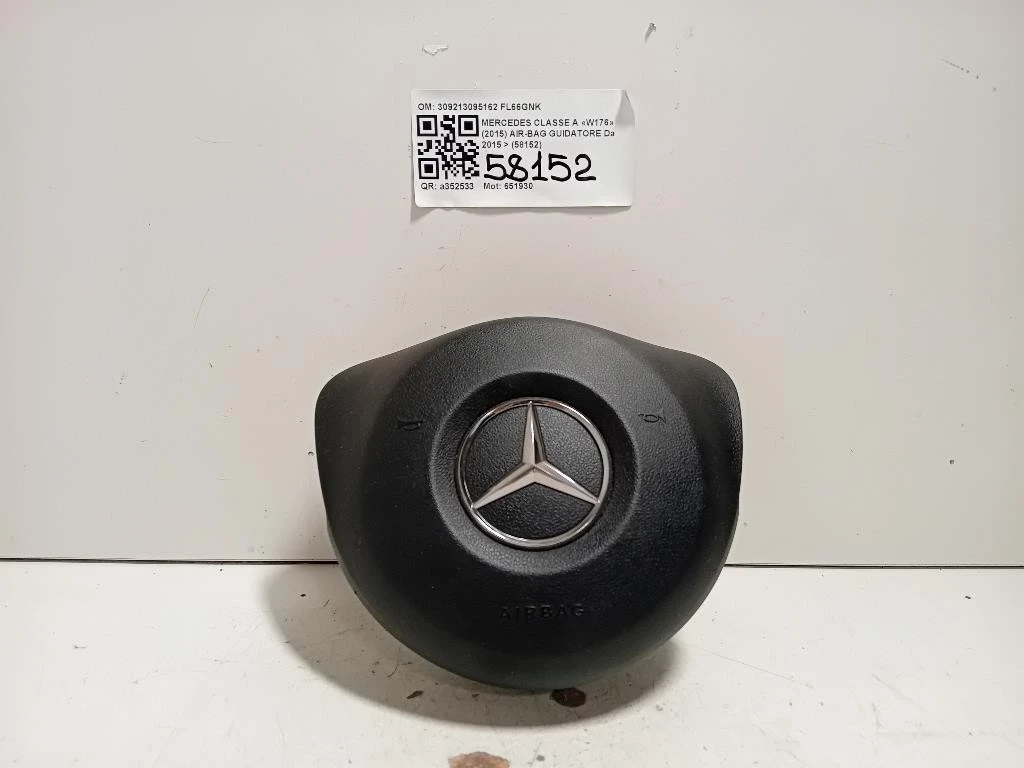 Air-bag Guidatore 309213095162 Mercedes Classe A W176 2015