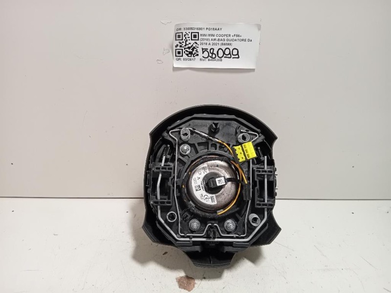 Air-bag Guidatore 33685316901 Mini MINI Cooper F56 2018