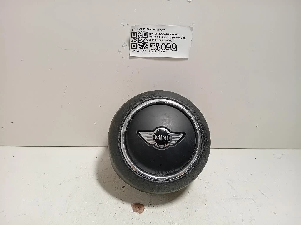 Air-bag Guidatore 33685316901 Mini MINI Cooper F56 2018