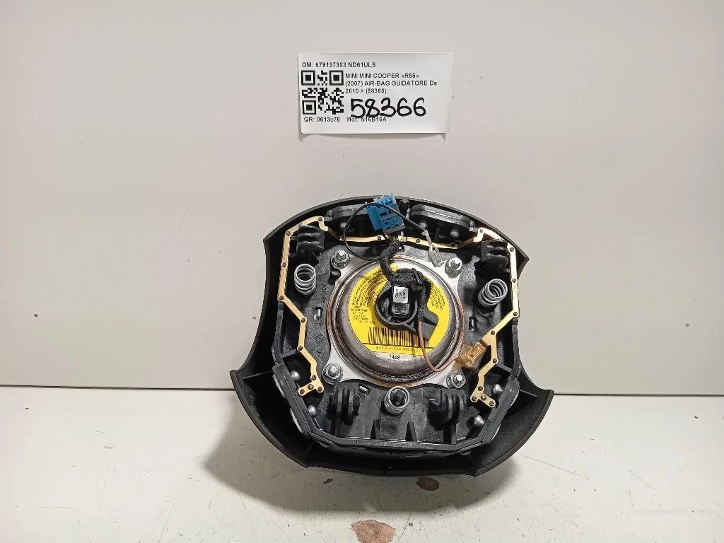 Air-bag Guidatore 679137303 Mini MINI Cooper R56 2007