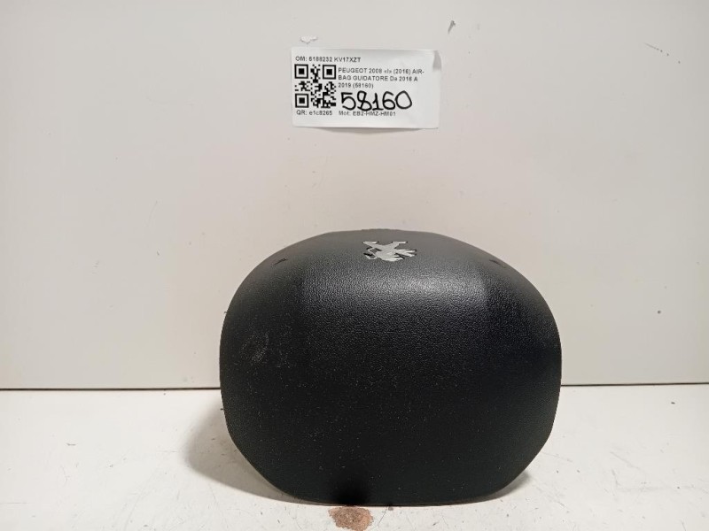 Air-bag Guidatore 6188232 Peugeot 2008 I 2016