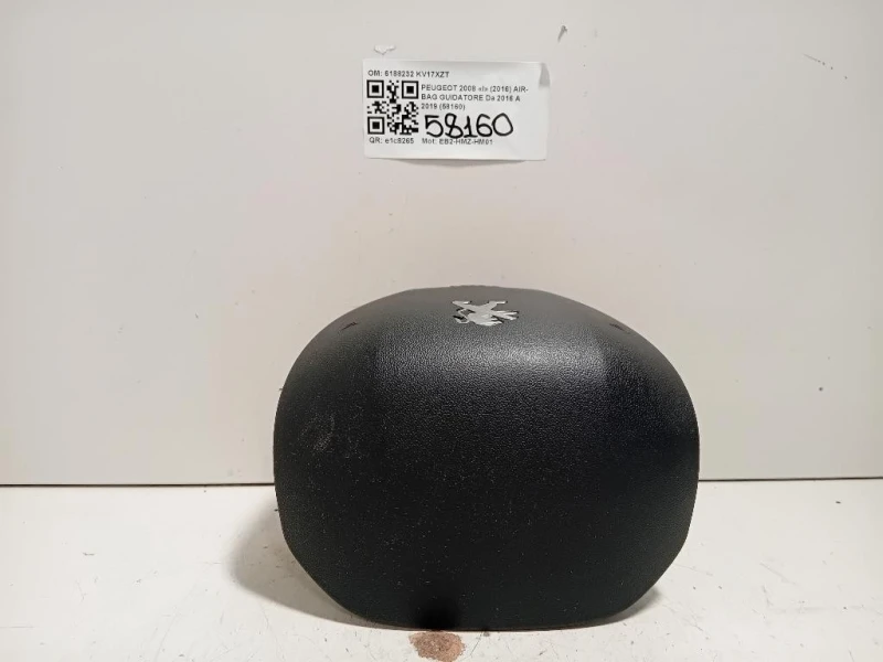Air-bag Guidatore 6188232 Peugeot 2008 I 2016