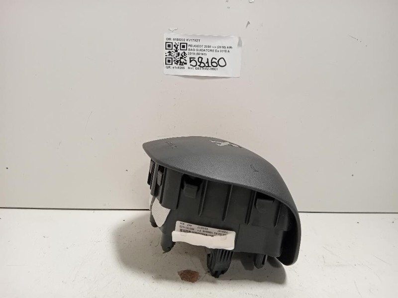 Air-bag Guidatore 6188232 Peugeot 2008 I 2016