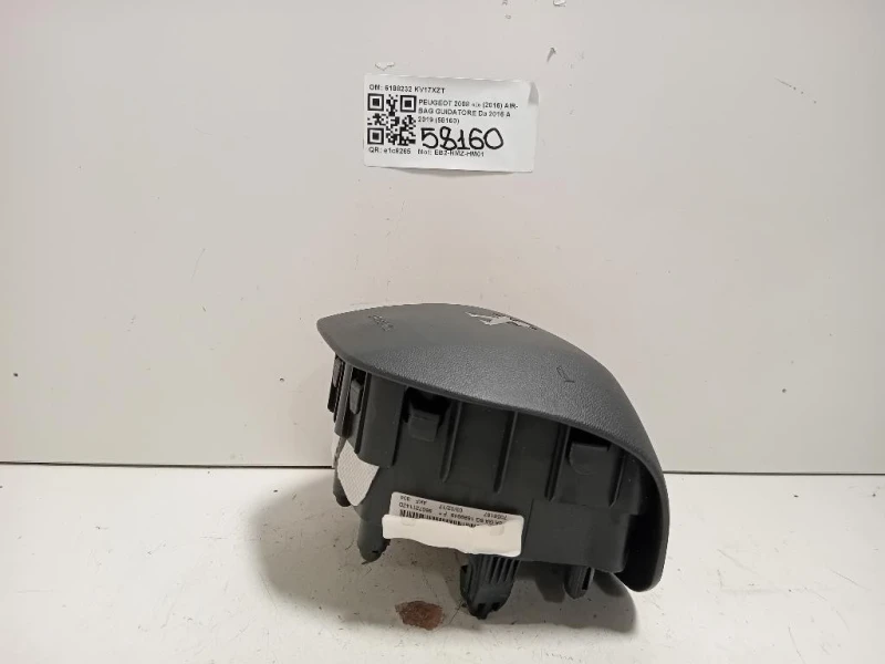 Air-bag Guidatore 6188232 Peugeot 2008 I 2016
