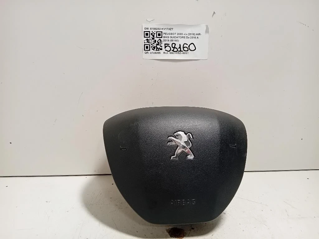 Air-bag Guidatore 6188232 Peugeot 2008 I 2016