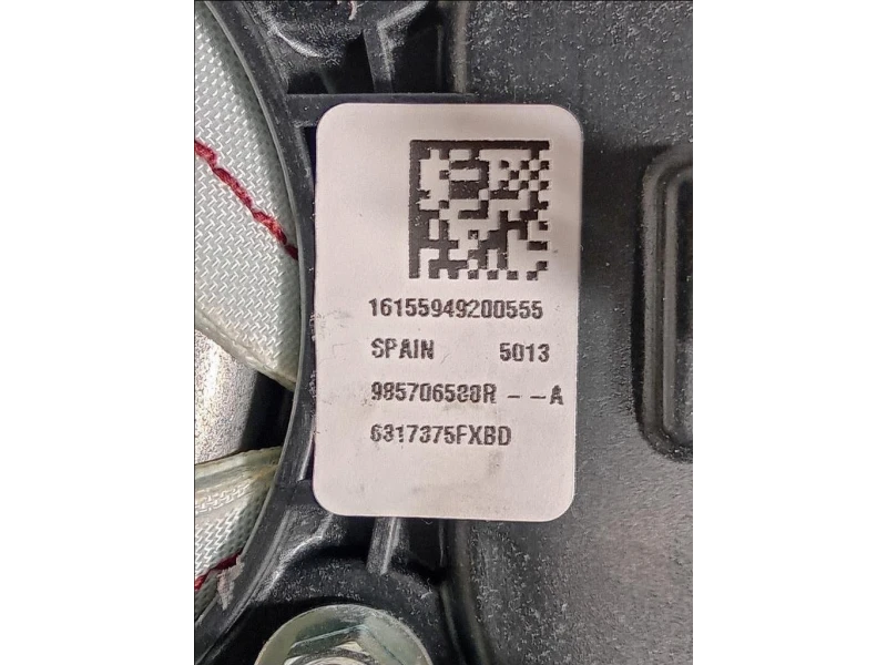 Air-bag Guidatore 985706588 Renault Mégane IV 2016