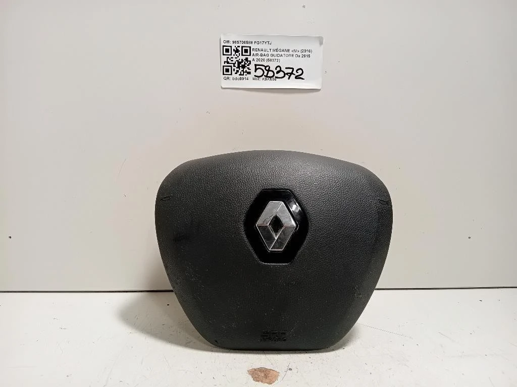 Air-bag Guidatore 985706588 Renault Mégane IV 2016